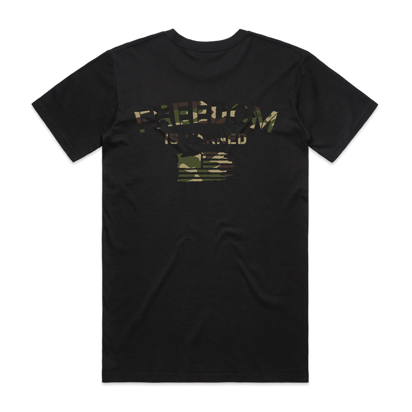 Freedom is Earned Tee- CAMO