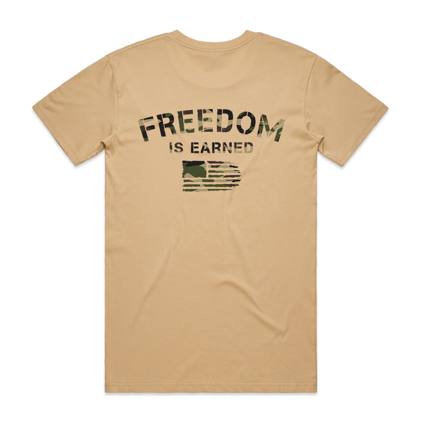 Freedom is Earned Tee- CAMO