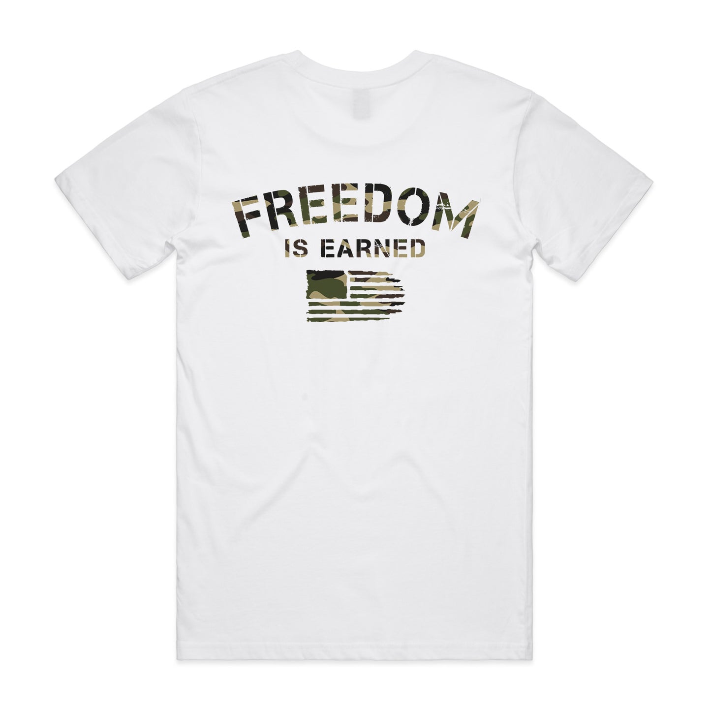 Freedom is Earned Tee- CAMO